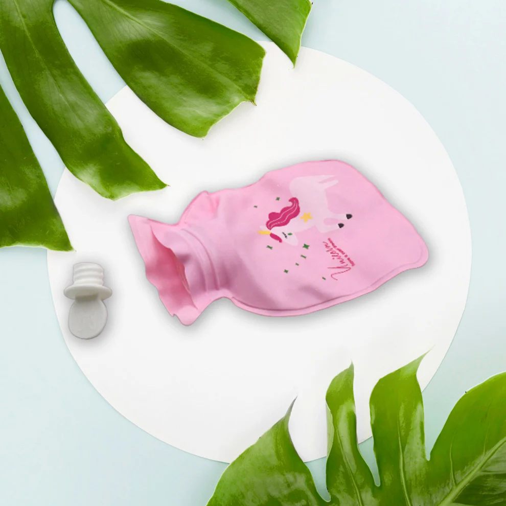 Mix Design Printed Small Hot Water Bag For Pain Relief, Neck, Shoulder Pain and Hand, Feet Warmer, Menstrual Cramps, Hot and Cold Therapy Leak Proof