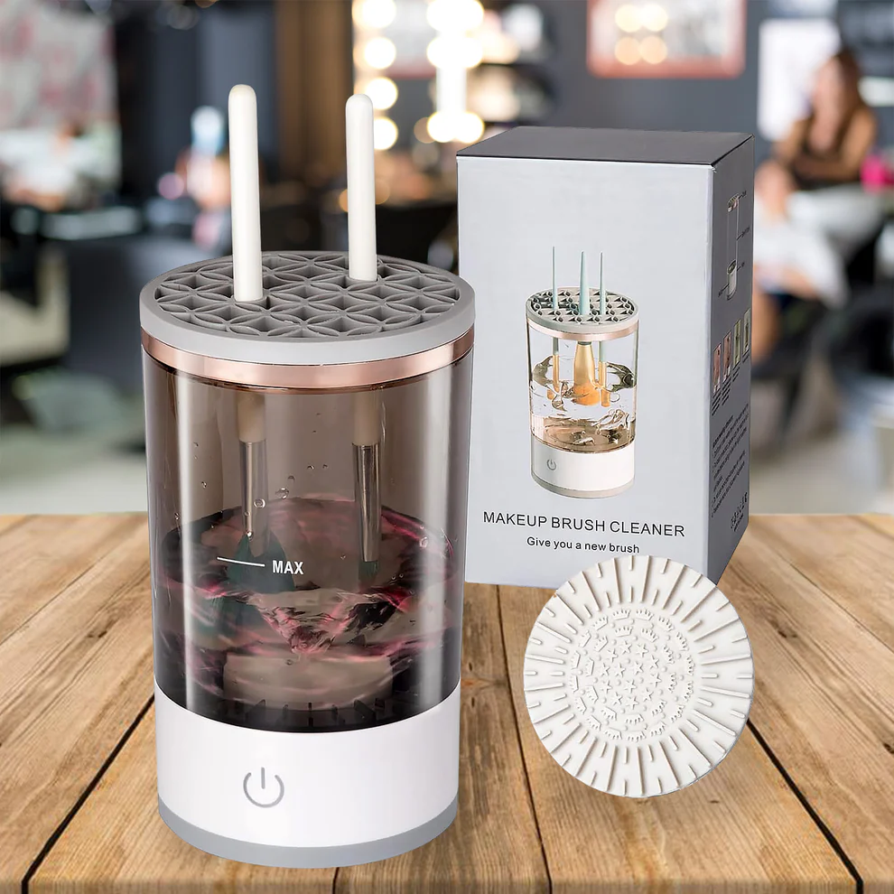 Automatic Makeup Brush Cleaner Fast Electric Brush Cleaner Hand Free Machine Super Clean Brush Washer & Brushes Organizer Tool 