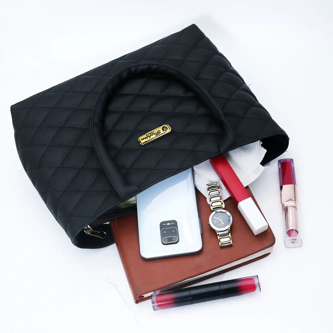 Reprox Women Black Shoulder Bag