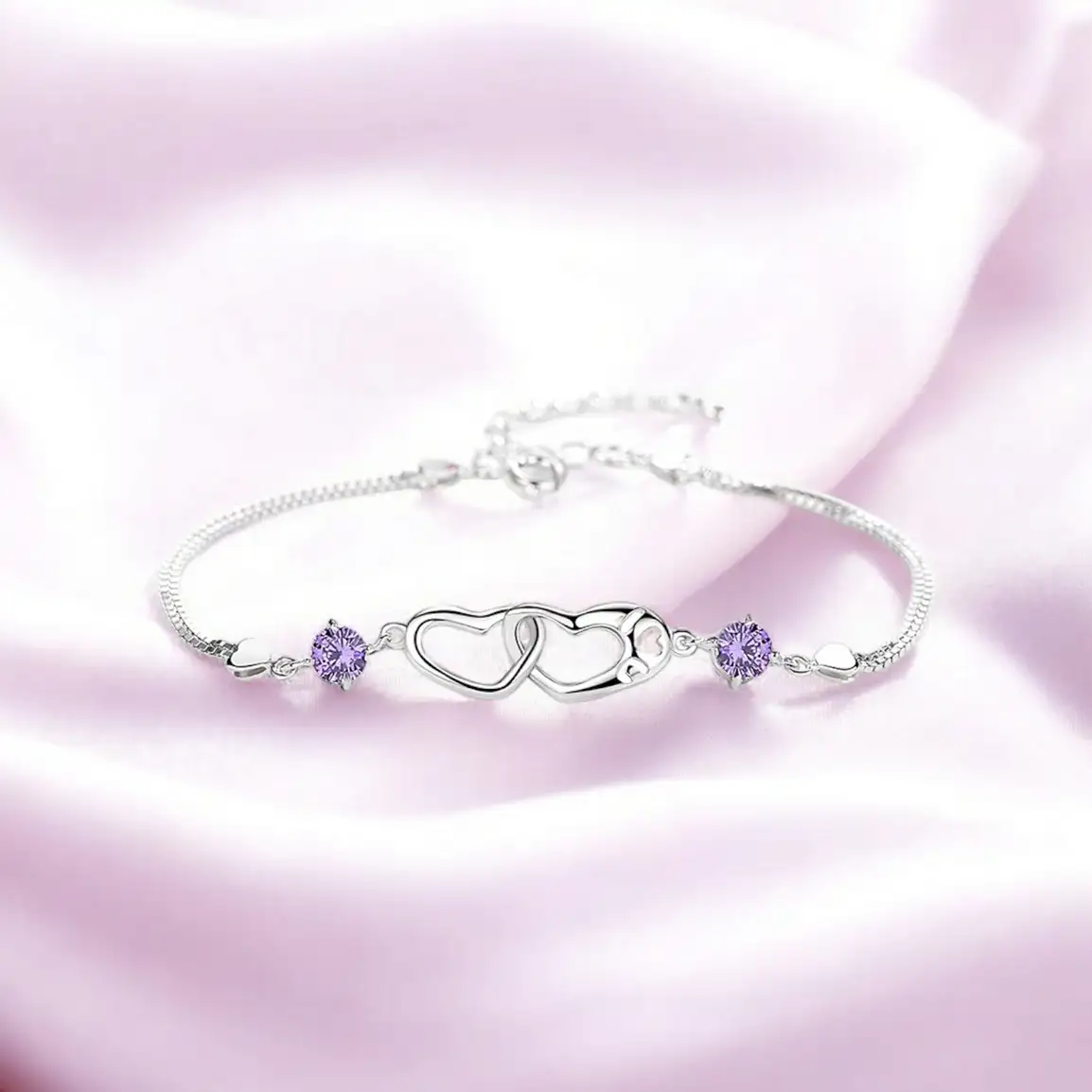 Nilu's Collection Metal Silver Bracelet