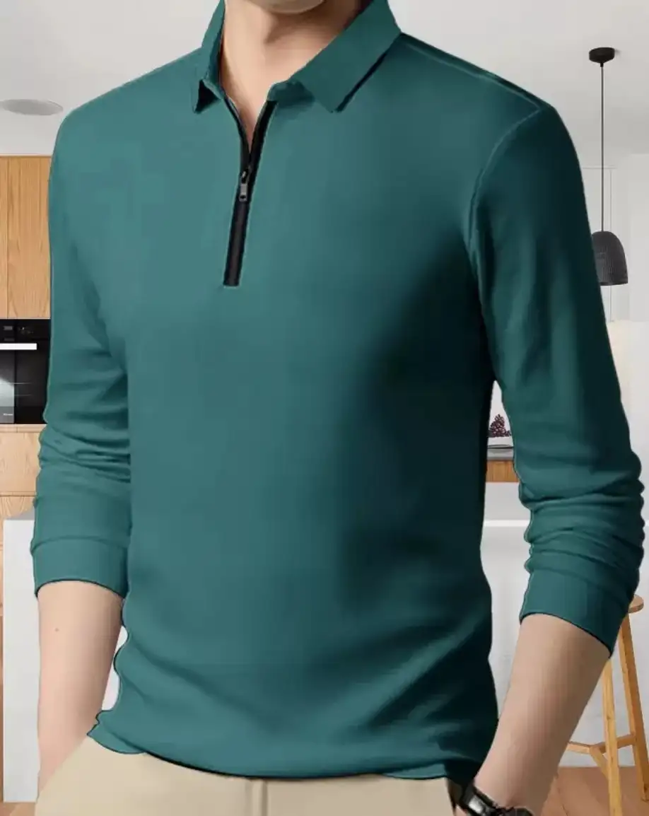 Solid Men Light Green T-Shirt