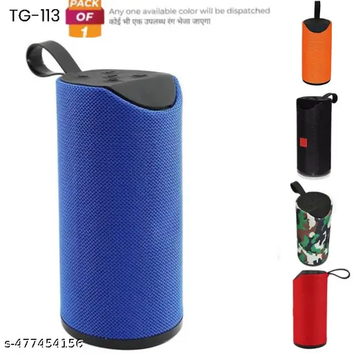 Wireless Bluetooth Speaker TG 113 Portable/Rechargeable Waterproof/Splashproof Wireless High Sound Bluetooth Speaker for Car/Laptop/Home Audio & Gaming