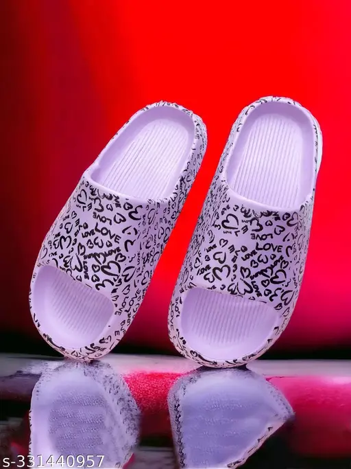 Trendy Women's Comfortable Casual EVA Zig Zag Lightweight Flip-Flops Slipper Slides