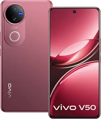 vivo V50 5G (Rose Red, 128 GB)  (8 GB RAM)