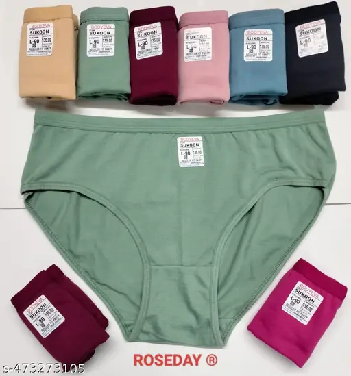 ZIGZAG PACK OF 6 MULTICOLOR WOMEN PANTY