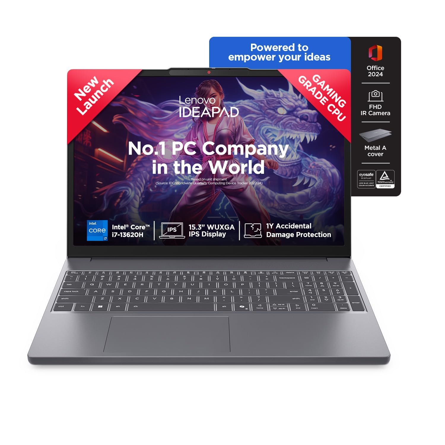 Lenovo Smartchoice IdeaPad Slim 3 13th Gen Core i7-13620H 15.3" (38.8cm) WUXGA IPS Laptop