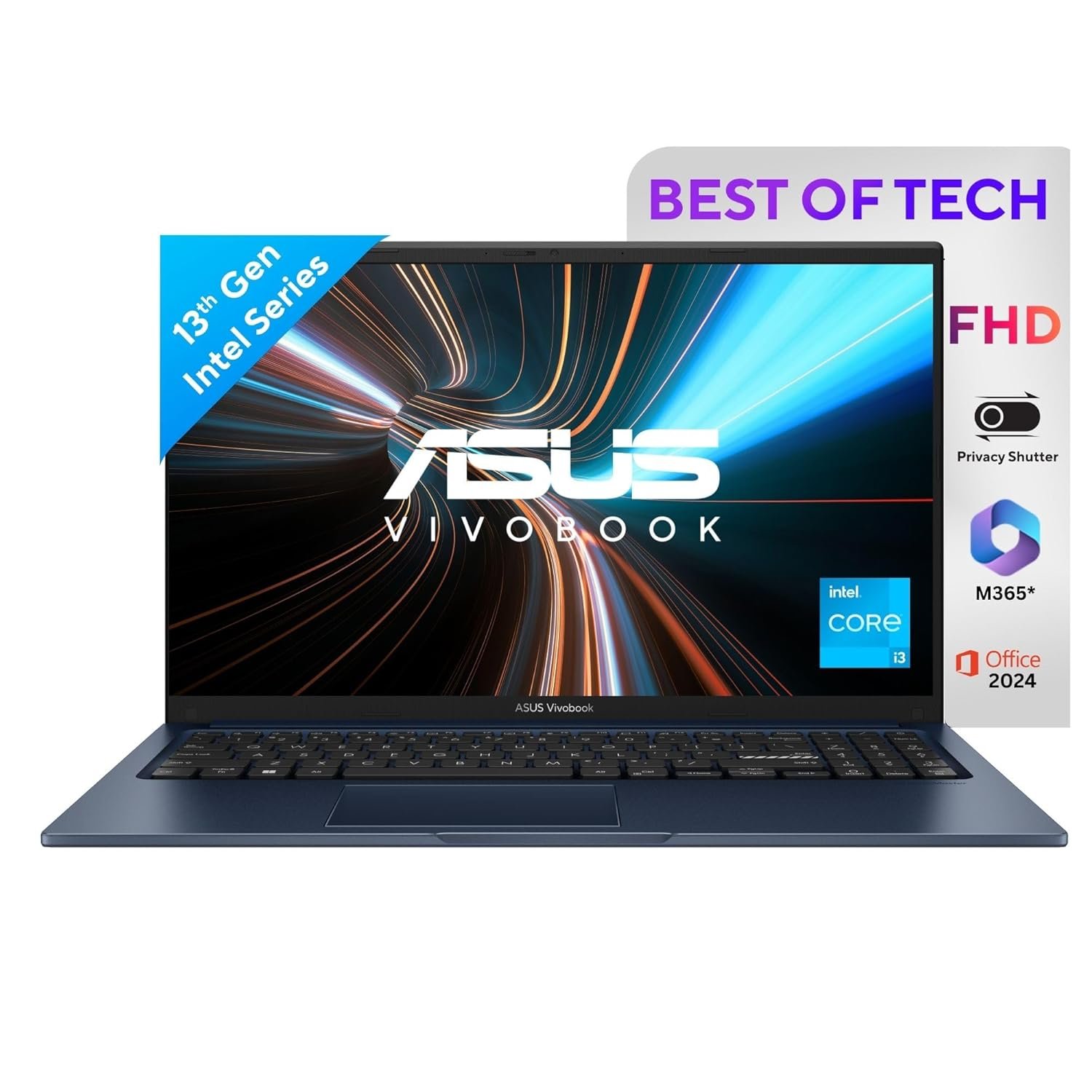 ASUS Vivobook 15,13th Gen,Intel Core i3-1315U (Intel UHD /16GB RAM/512GB