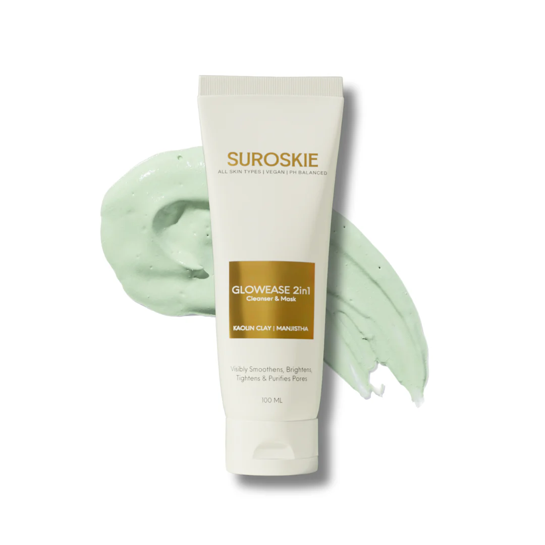 Suroskie GlowEase 2in1 Cleanser & Mask