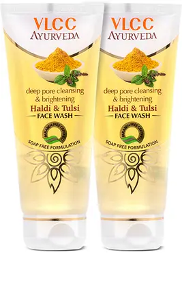 VLCC Ayurveda Deep Pore Cleansing Haldi & Tulsi Face Wash 