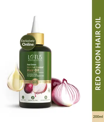 Lotus Botanicals Red Onion Hair-Fall Control Hair Oil