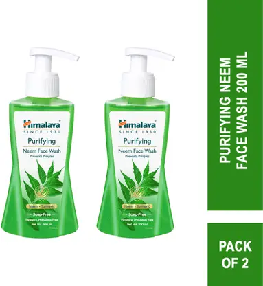 HIMALAYA Purifying Neem|Clinically proven to fight against acne and pimples|100% naturally derived Neem for both men and women Face Wash  