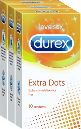 DUREX Extra Dots for Extra stimulation Condom 