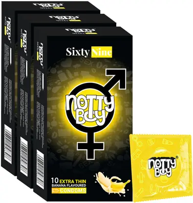 NottyBoy Extra Thin Banana Flavoured Condom