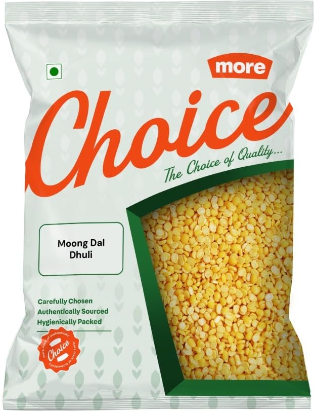 3 S Pulses - Cholesterol free Moong Dal Dhuli, 1Kg