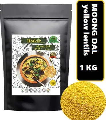 hotkar Organic Yellow Moong Dal (Split)  (1000 g)